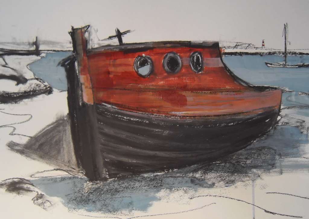 Orford Red Boat Study 2